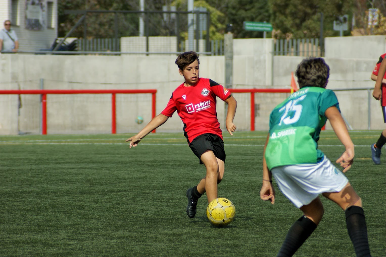 Infantil D ante el Spartac de Manoteras C