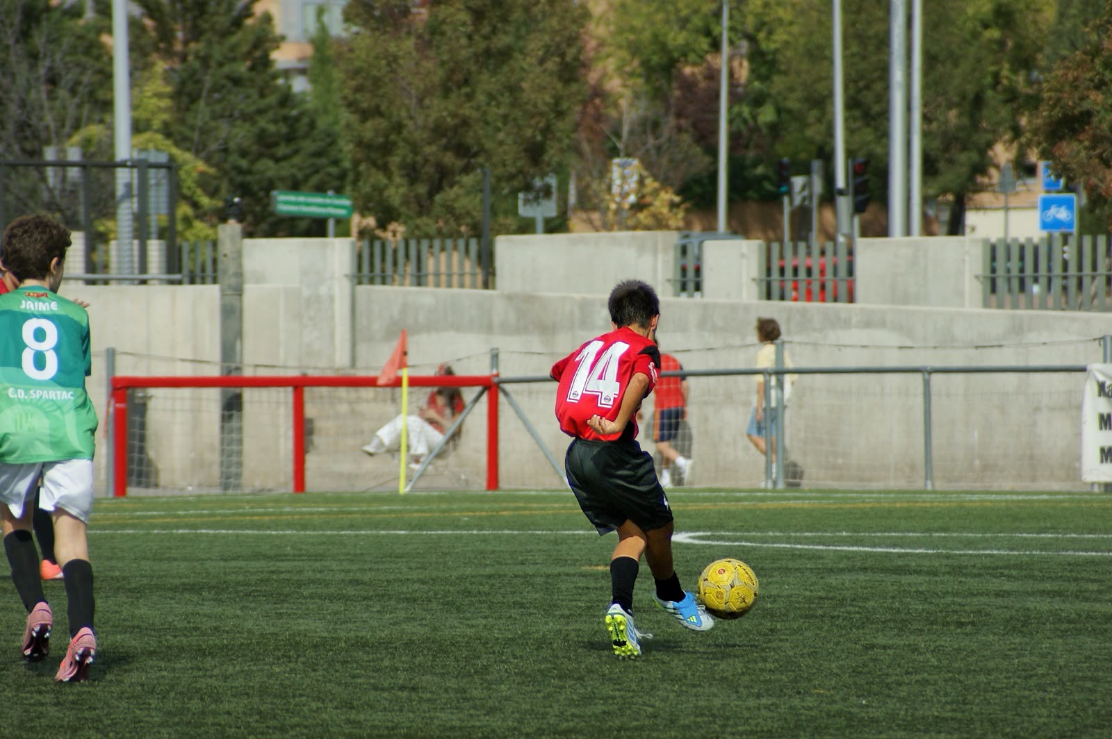 Infantil D ante el Spartac de Manoteras C