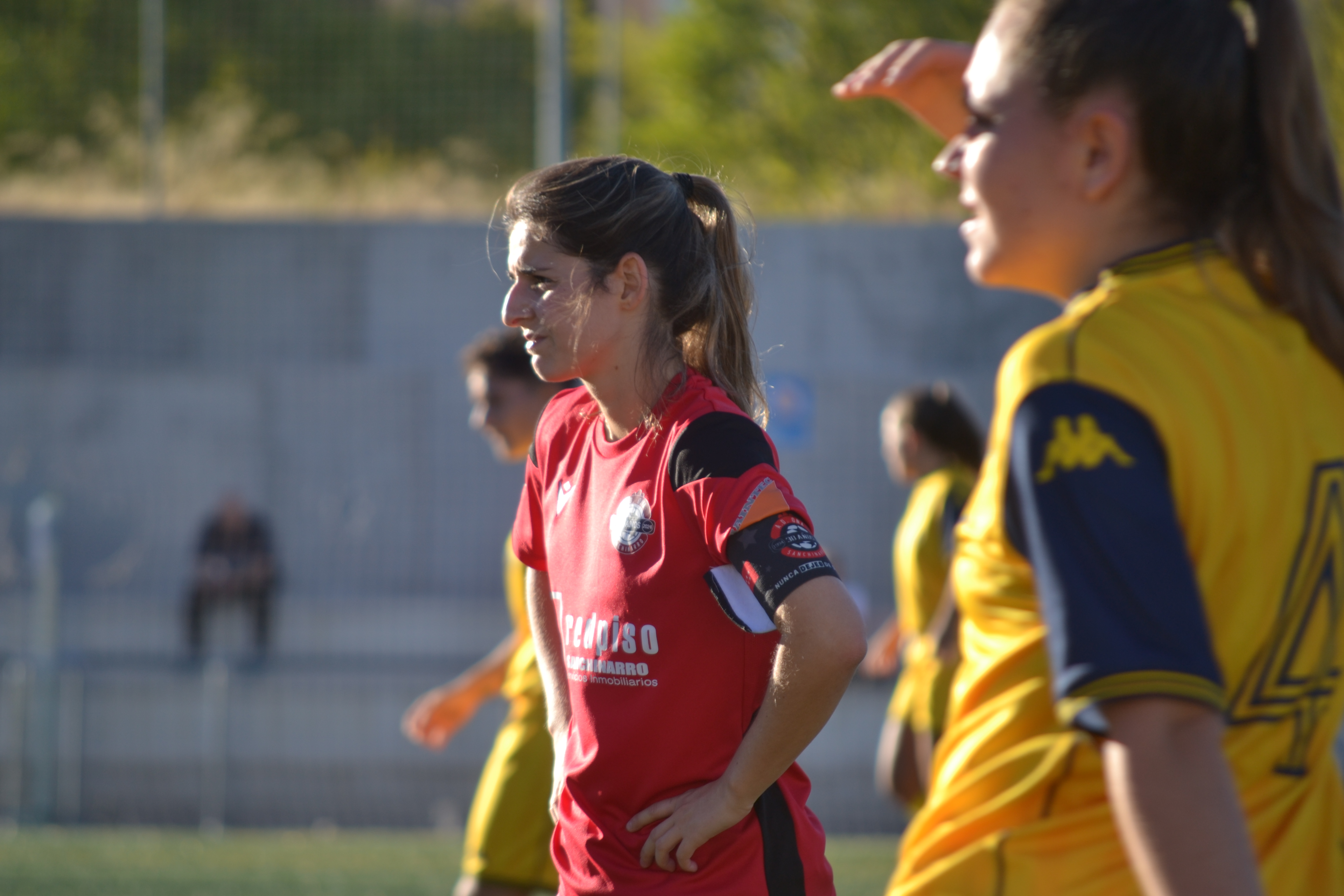 Jugadora del club en partido