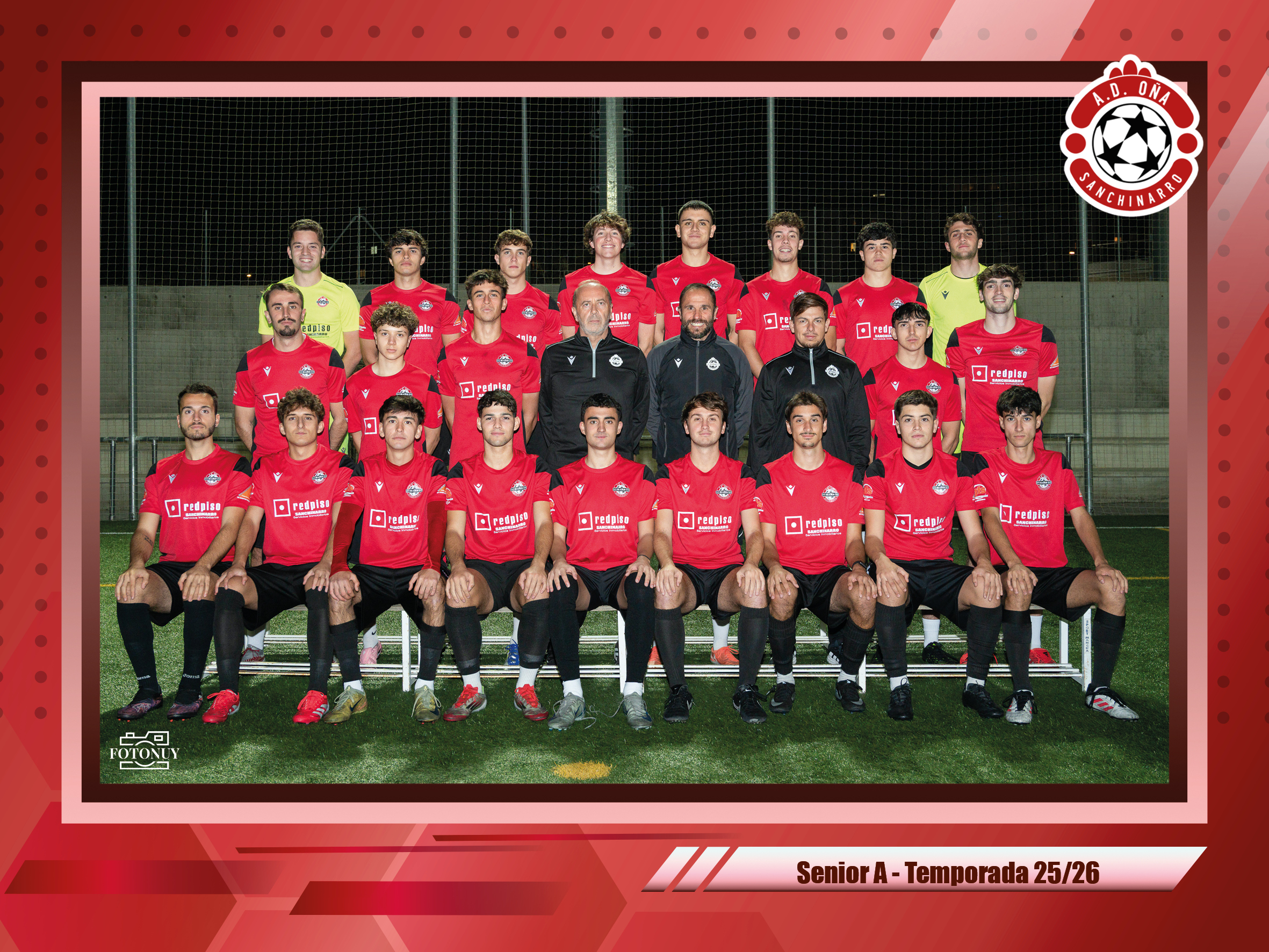 Primer equipo masculino A.D. Oña Sanchinarro