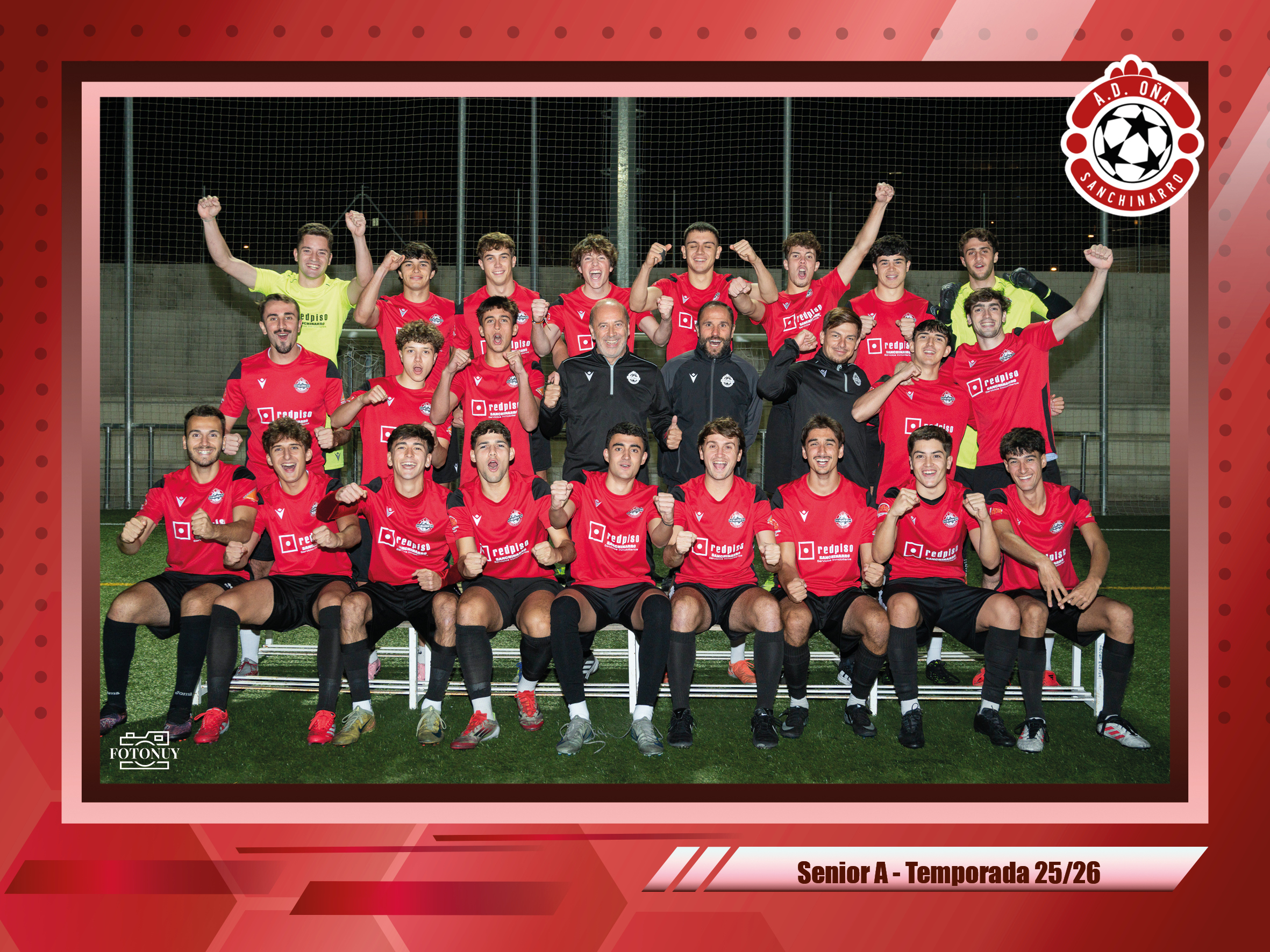 Primer equipo masculino A.D. Oña Sanchinarro